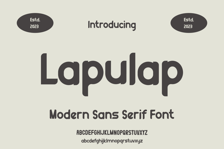 Lapulap Font