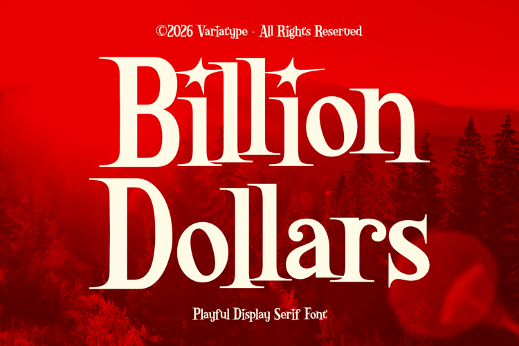 Preview of Billion Dollars Font