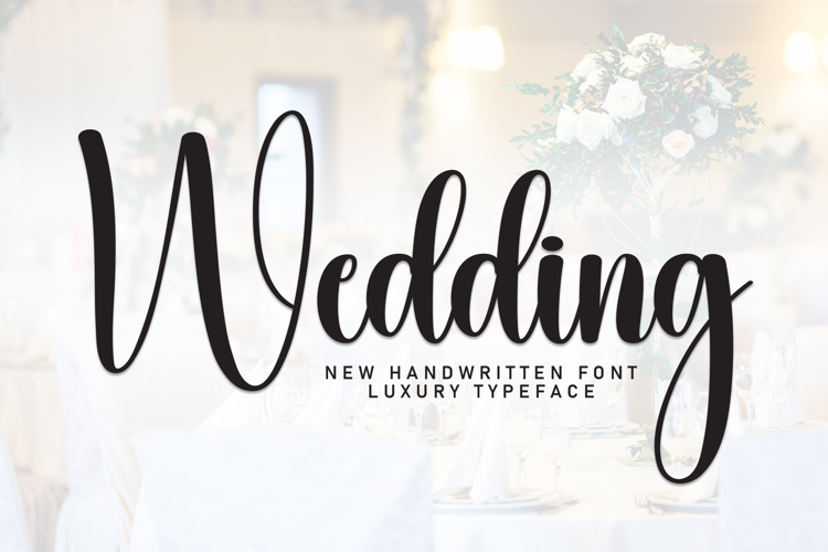 Preview of Wedding Font