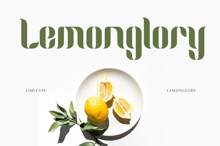 Lemon Glory - Flowers Font