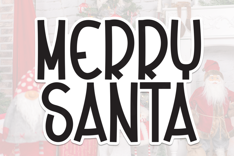Preview of Merry Santa Font