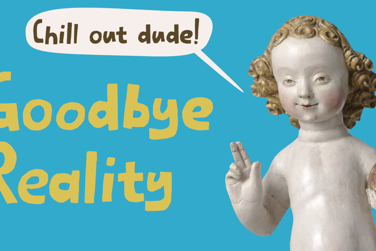 Preview of Goodbye Reality Font