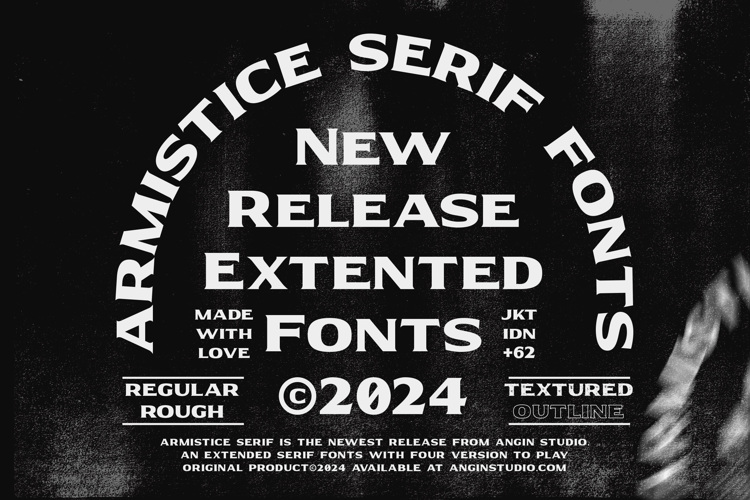 Armistice Serif Rough Font