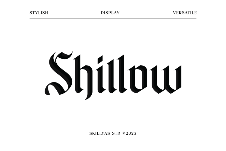 Shillow Font