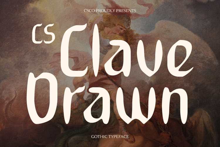 Preview of CS Clave Drawn Font