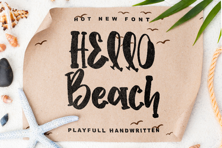 Hello Beach - Font