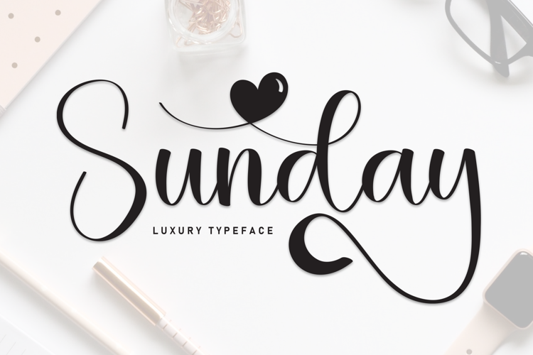 Preview of Sunday Font