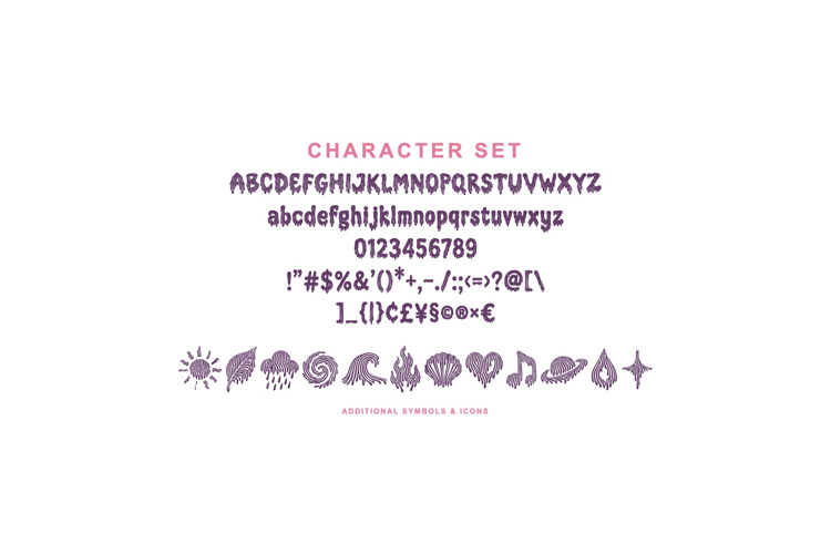 Preview of Synesthesia Font