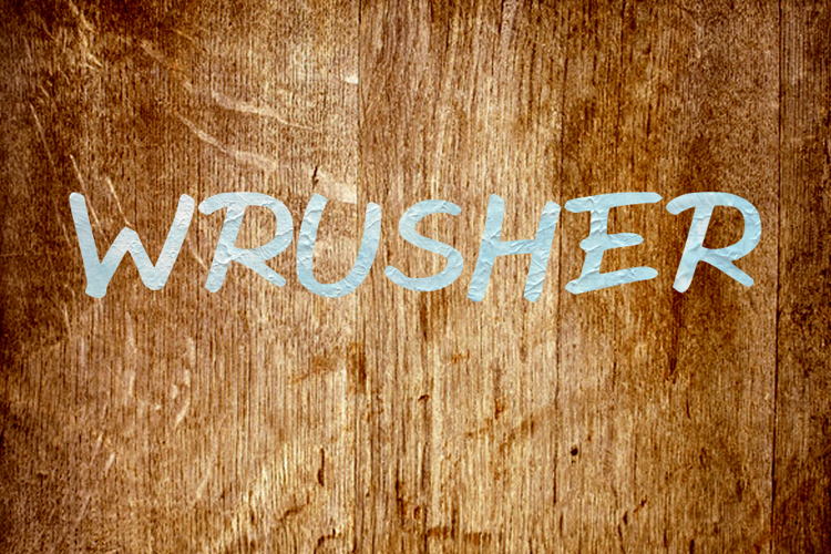 Wrusher Font