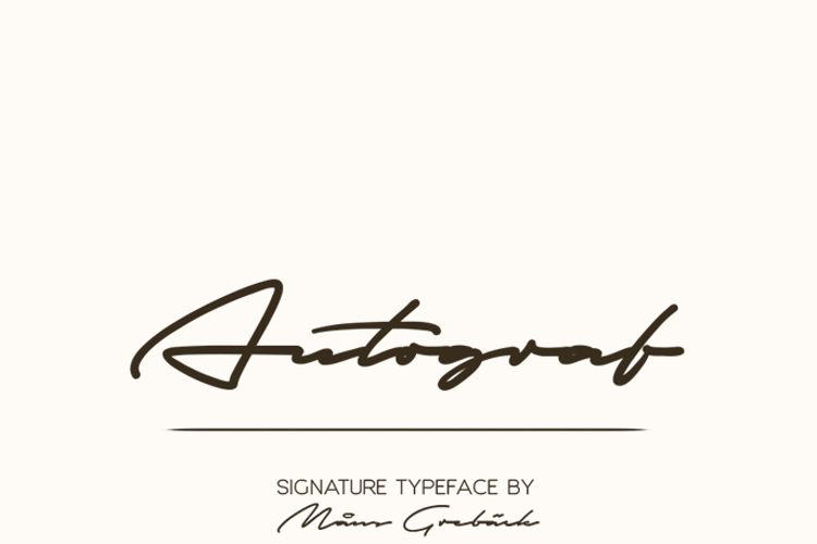 Autograf Font