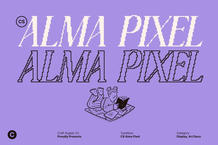 Preview of CS Alma Pixel Font