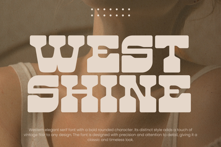 Preview of West Shine Font