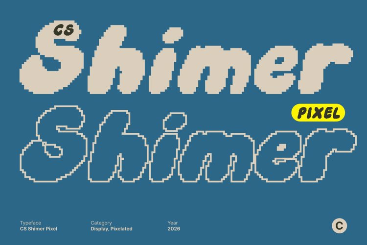 Preview of CS Shimer Pixel Font