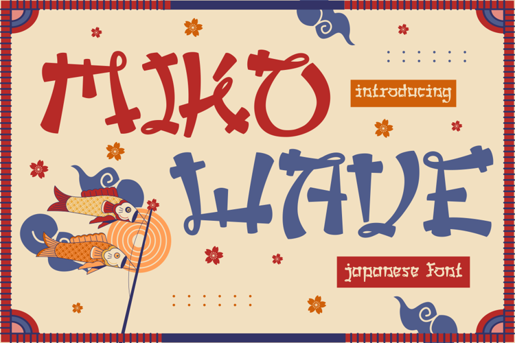 Preview of Miko Wave Font