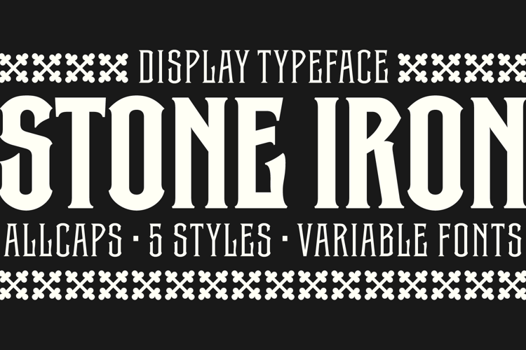 Stone Iron Font