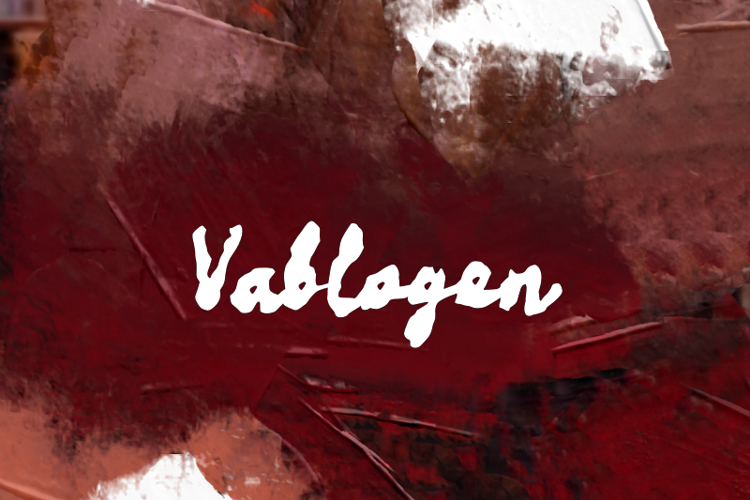 Preview of v Vablogen Font