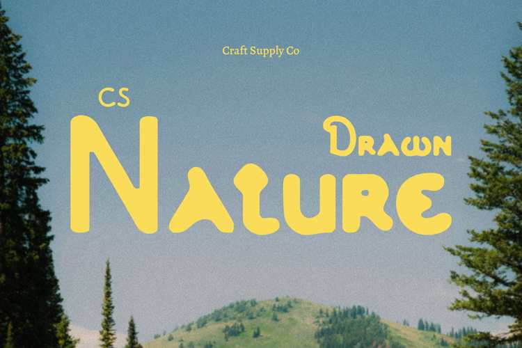 Preview of CS Nature Drawn Font