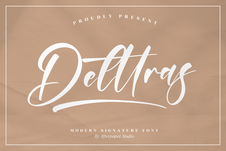 Preview of Delttras Font