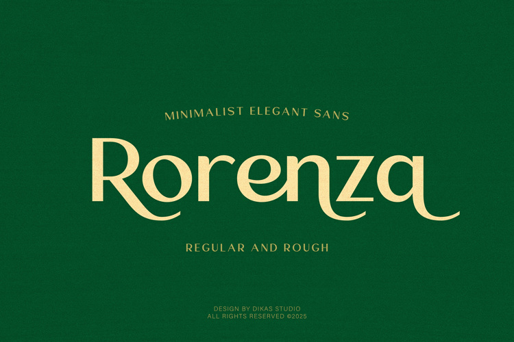 Preview of Rorenza - Font