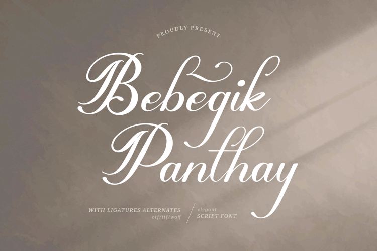 Bebegik Panthay Font