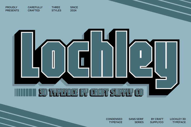 Lochley 3D Font