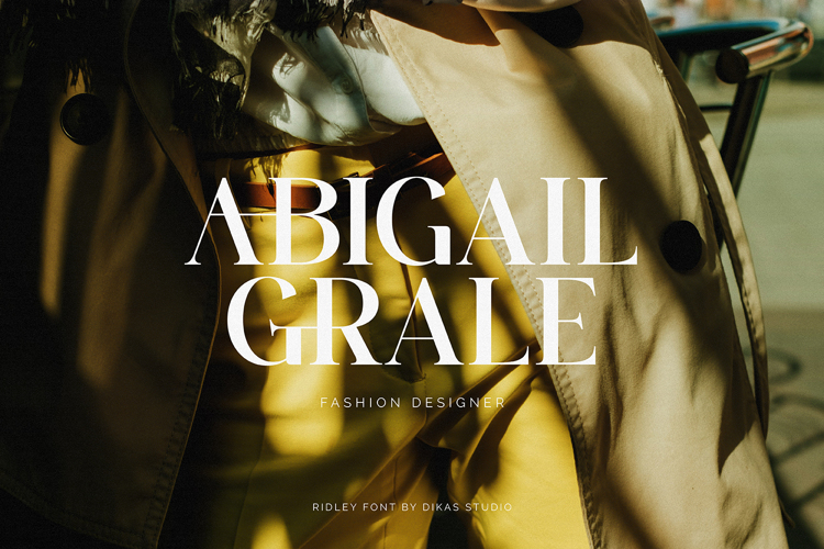 Preview of Ridley - Font