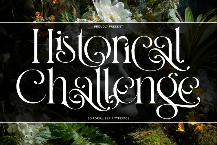 Preview of Historical Challenge Font