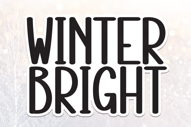 Preview of Winter Bright Font