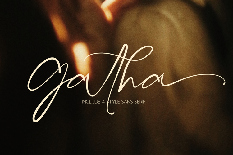 Free Gatha font duo