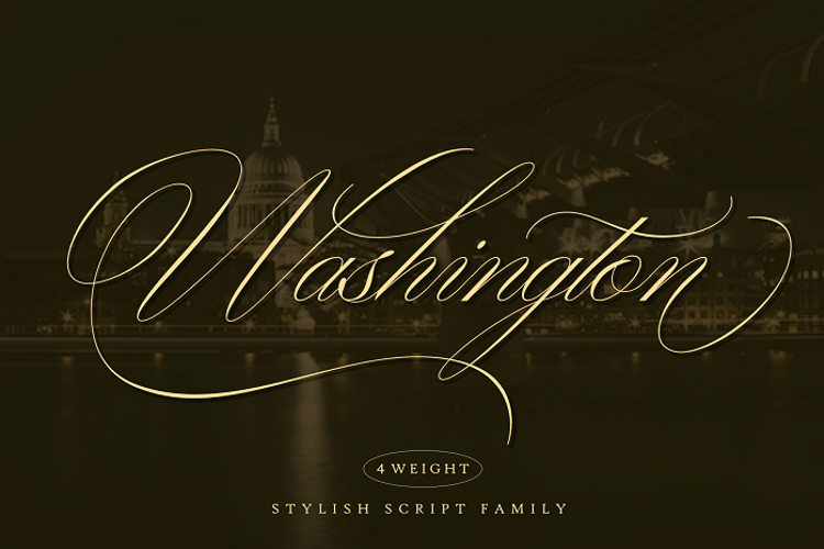Washington Thin Font