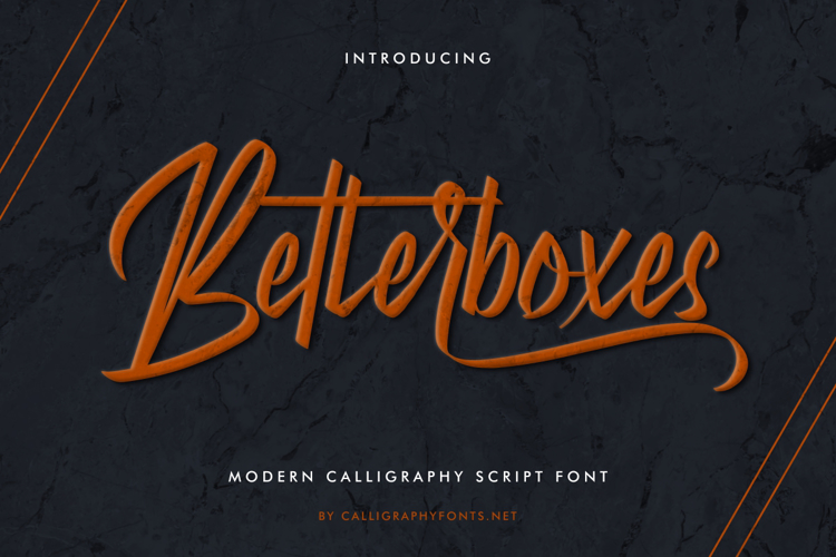 Betterboxes Font