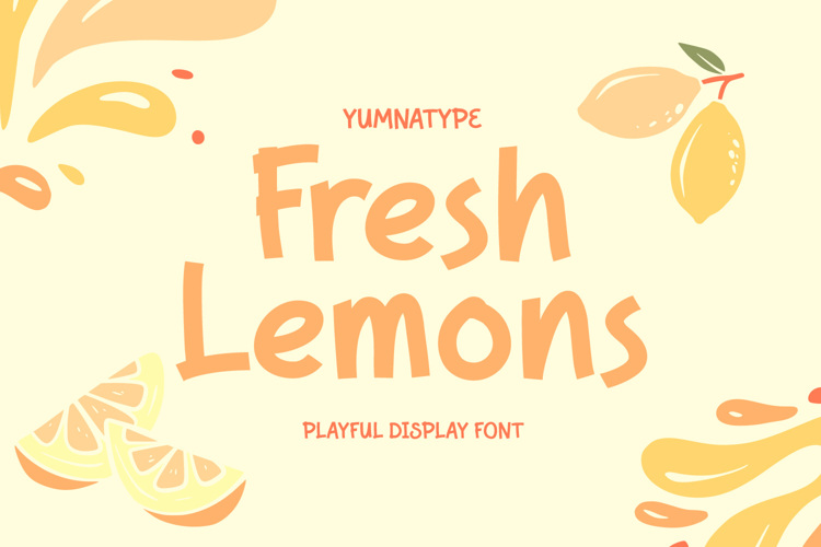 Fresh Lemons Font