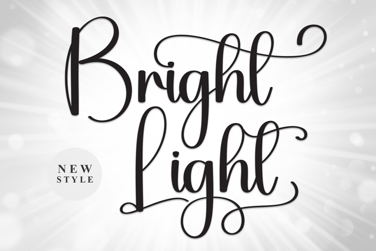 Preview of Bright Light Font