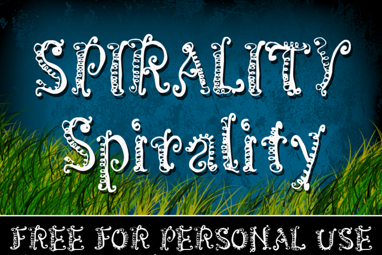 CF Spirality Font