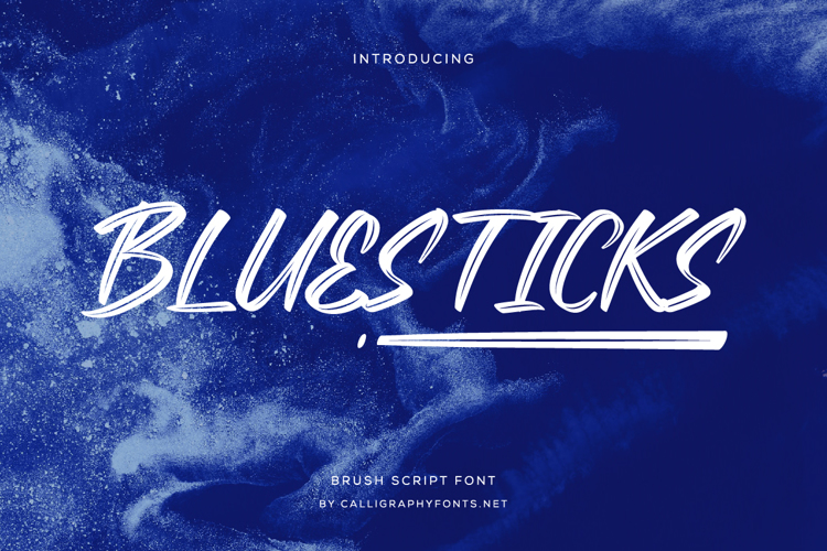 Bluesticks Font