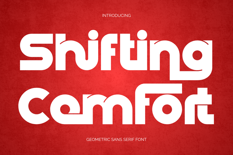 Preview of Shifting Comfort Font