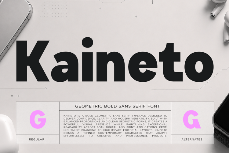 Preview of Kaineto Font
