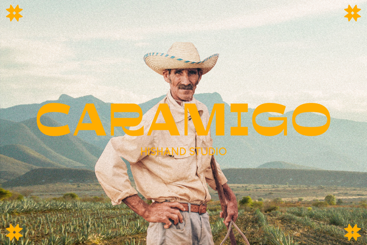 Preview of Caramigo Font
