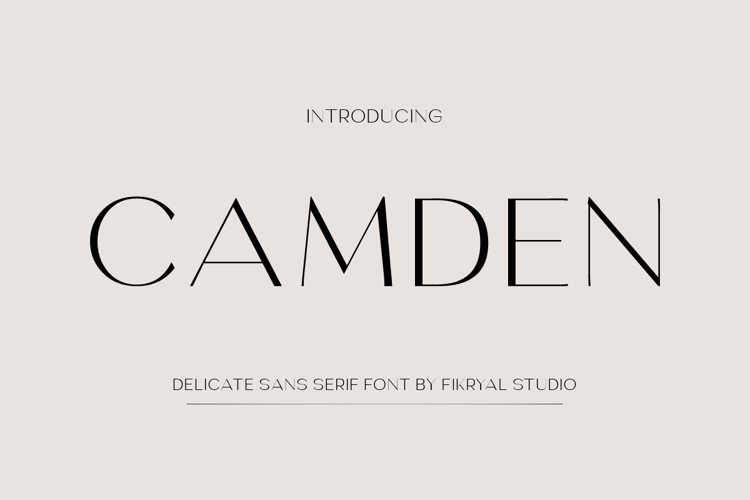 Camden Font
