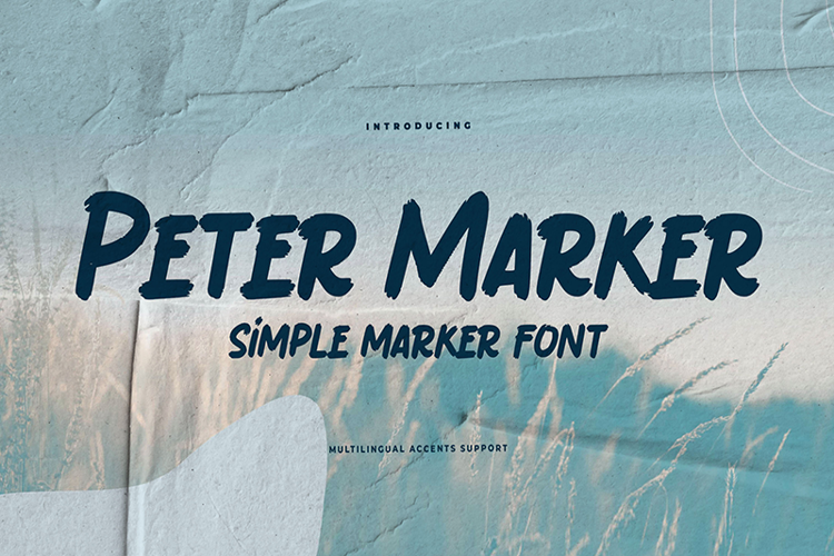 Peter Marker Font