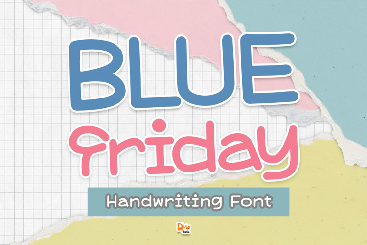 Blue Friday Font