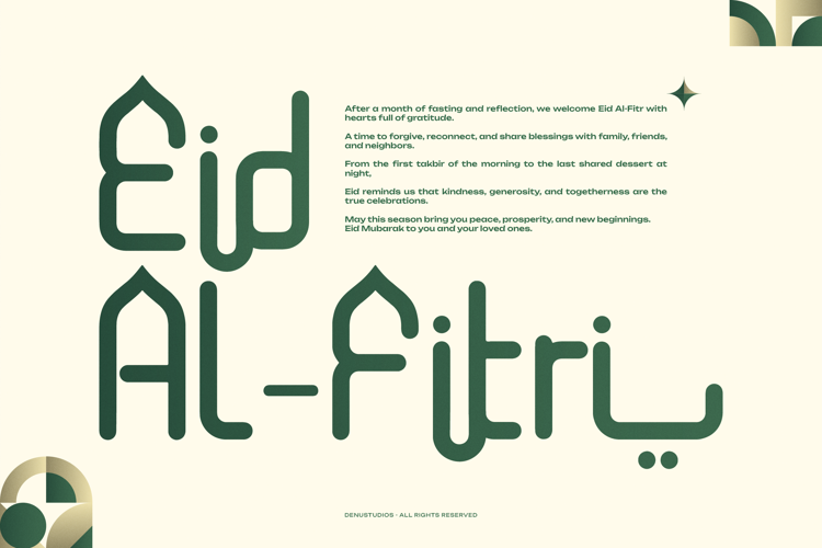 Preview of Nouriyah Font