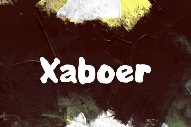 Preview of x  Xaboer Font