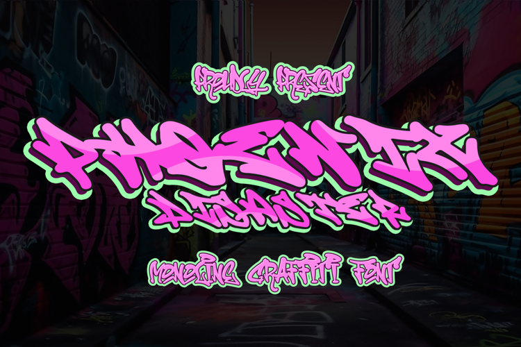 Phoenix Disaster Graffiti Font