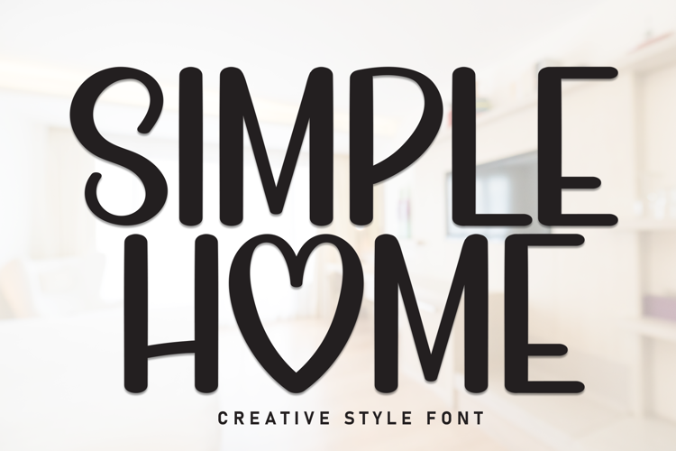 Preview of Simple Home Font