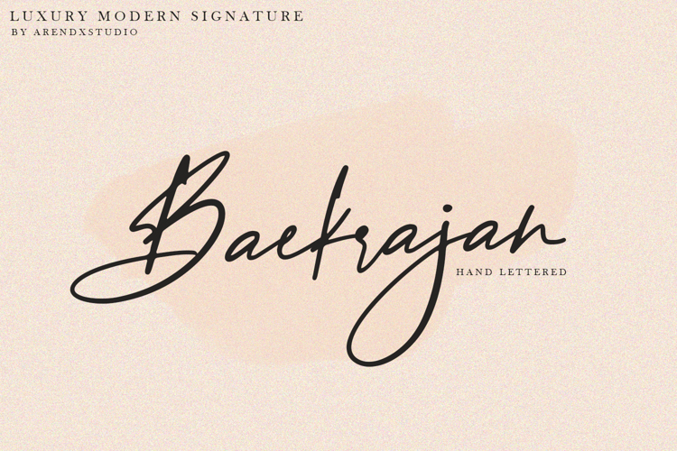 Baekrajan Font