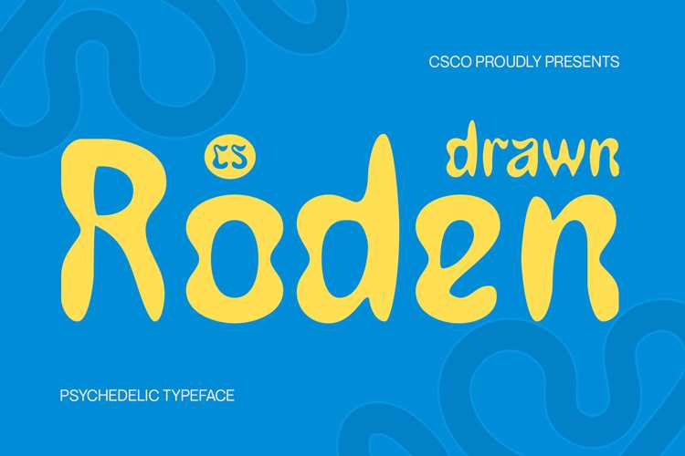 Preview of CS Roden Drawn Font