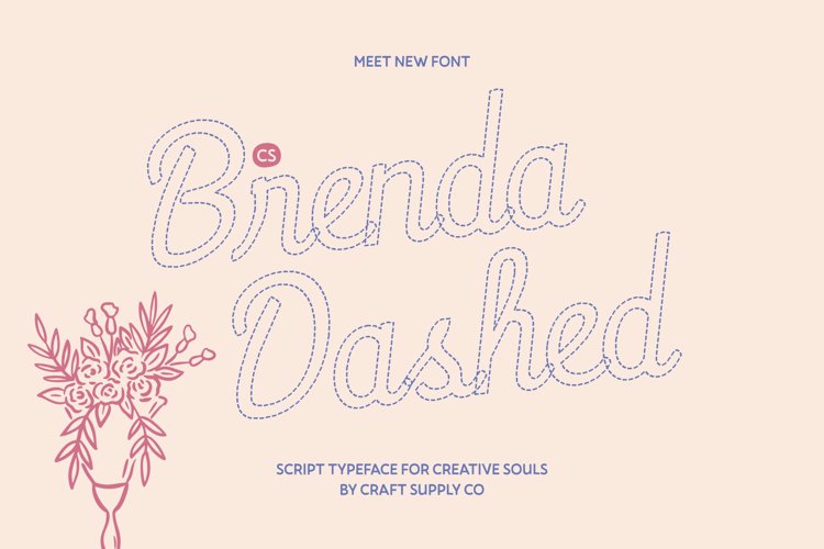 Preview of CS Brenda Dashed Font
