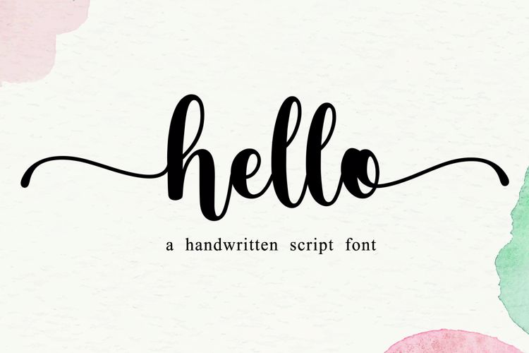 hello Font