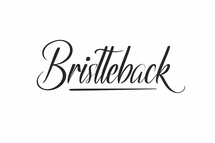 Bristteback Font